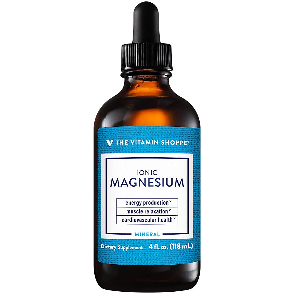 Extrait liquide de magnésium ionique - supporte la relaxation musculaire et la production d'énergie - 400 MG (4 fl. oz.)