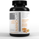Kurkuma Curcumin - 100x Mehr aktiv als Kurkuma, 170% mehr aktiv als Curcumin + Schwarz Pfeffer Extrakt. Gemeinsame Unterstützung, Entlastung und Energie Sie werden fühlen. Bio Curcumin/Plant-Based Carrier.