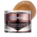 Crème pour les yeux FREEMOOD pour les cercles foncés, Crème anti-âge sous les yeux avec caféine, Acide hyaluronique pour combattre les lignes fines,Serum de soins pour les yeux,1 fl.oz