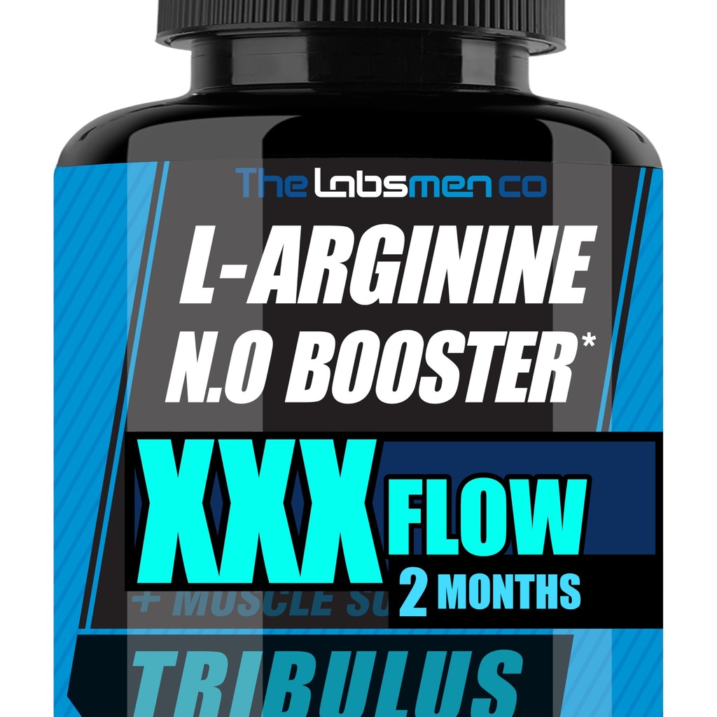 Suppléments d'oxyde nitrique de L Arginine pour les hommes - Happy Wife, Happy Nights Aidez à augmenter la circulation sanguine, la pompe musculaire préentraînement, l'endurance masculine w/Tribulus - 2 Mons