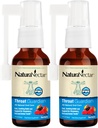 NaturaNectar - Bee Propolis Throat Spray - Einzigartig Throat Relief und Wellness Agent - Brazilian Bee Propolis Throat Guardian Spray - Ethical Beekeeping - Honey Bee Berry Flavor (2-Pack, 1.06 Fl Oz.)