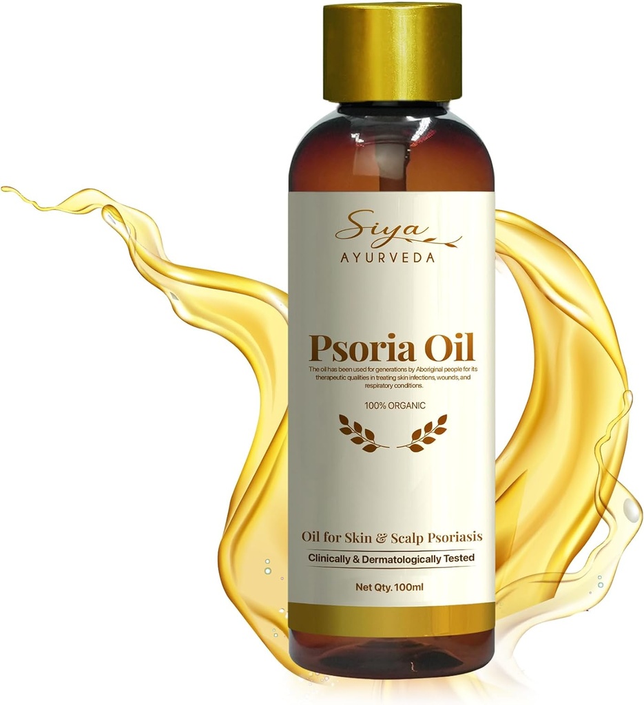 Huile de traitement du psoriasis de Siya Ayurveda pour le soulagement naturel
