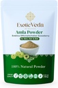 Amla Powder | 100% reine und natürliche indische Gänsebeere | Ayurvedische Kräuterergänzung für Haarpflege, Haut Glow & Wellness | Non-GMO, keine Zusatzstoffe, Konservierungsstoffe oder Füllstoffe | 100g Pouch