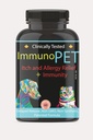 Itchy Skin Relief für Hunde und Katzen - Hot Spot Relief - Pet Allergy Support -Cat und Hund Skin und Mantel Supplement - Pet Immunity Support - 60 Caps