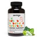 Multivitamines Zenkgo + aliments entiers organiques+probiotiques pour les femmes, soutient l'immunité, la digestion, l'énergie, la santé des intestins, les vitamines A, E, B6, B12, Vegan D3, K2 (MK-7), Folate, Minéraux, Superaliments(60Ct/30Day)
