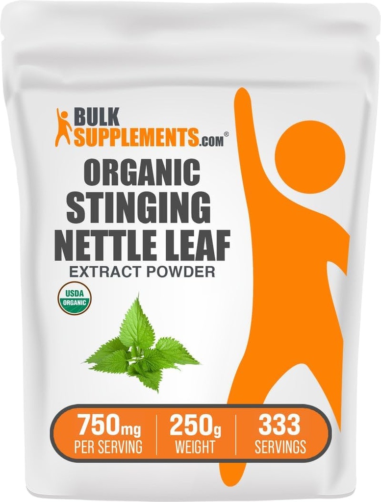 BulkSupplements.com Poudre d'extrait de cailloux organiques - Extrait de feuille de cailloux, supplément à base de plantes - Vegan & Gluten Free, 750mg par portion, 250g (8,8 oz) (paquet de 1)