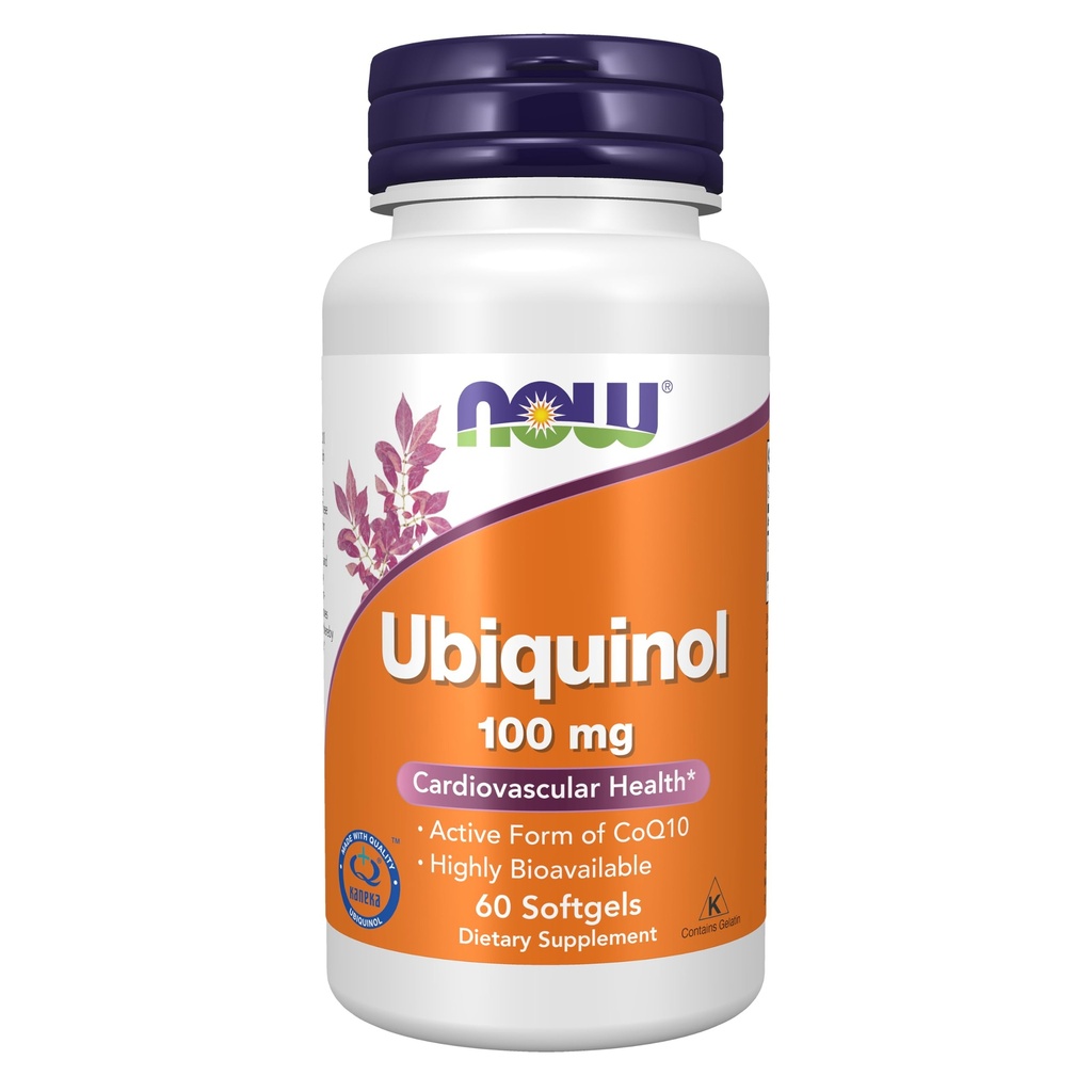 JETZT Nahrungsergänzungsmittel, Ubiquinol 100 mg, Hohe Bioverfügbarkeit (die aktive Form von CoQ10), 60 Softgels