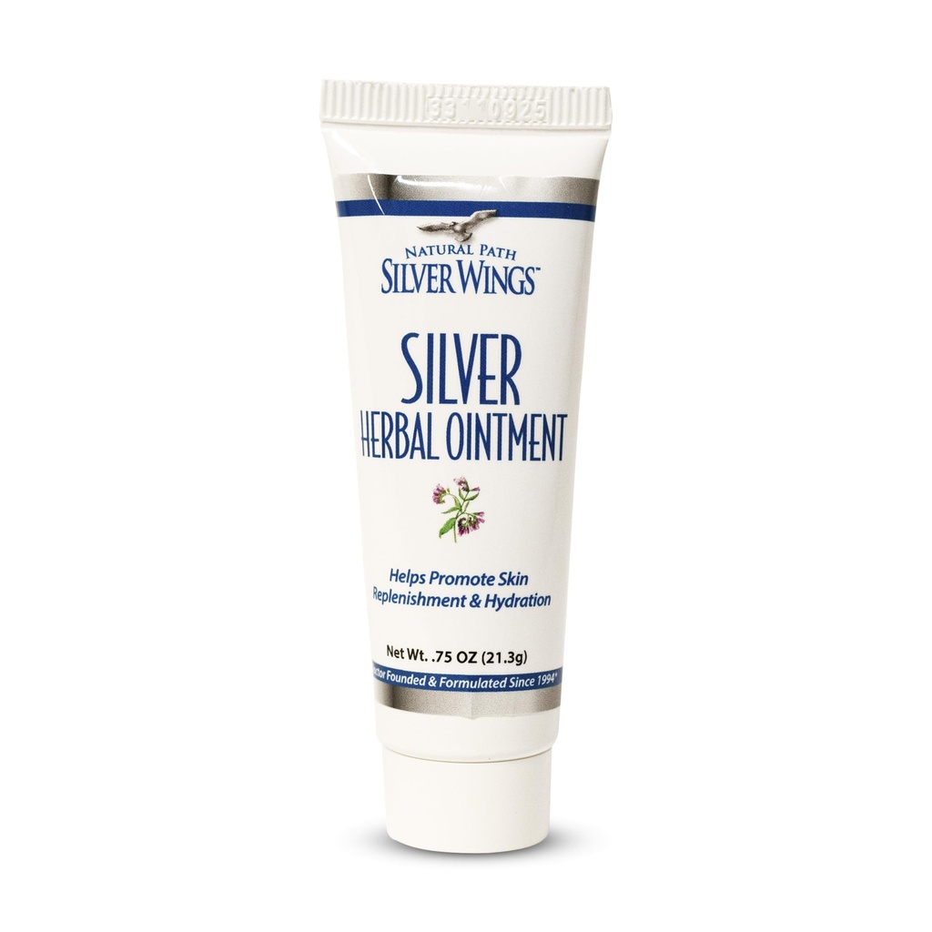 Naturpfad Silber Flügel 250ppm Silber Kräuter Salbe - Nourishing und Feuchtigkeitspflege 0,75oz