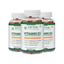 Zaytun Halal Vitamin D3 2000 IU Gummie, unterstützt Knochen & Immune Gesundheit, fördert Muskelfunktion, Gluten & Gelatin Free, (3-Pack) - Made in USA