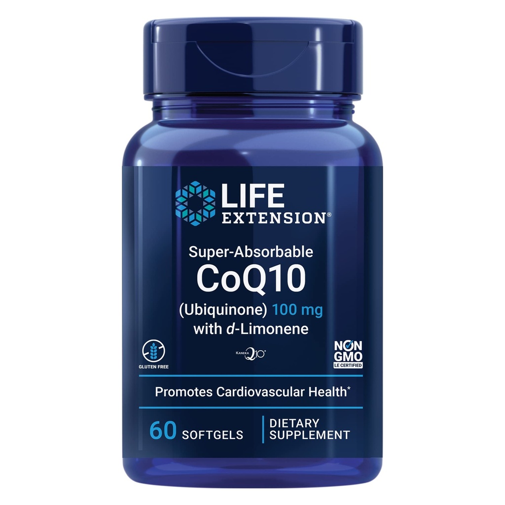 Life Extension Super Omega-3 240 Softgels Fish Oil Bundle mit Super-Absorbable CoQ10 60 Softgels Herzgesundheitsergänzung