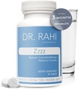 Dr. Rahi Melatonin 5mg with Calcium and B6 Sleep Support Supplement, Made in USA, Melatonin 5 mg Tablets for Deep Sleep, Calm Sleep, Relaxing Sleep, Natural Sleep Aid for Adults, Zzzz - Melatonin