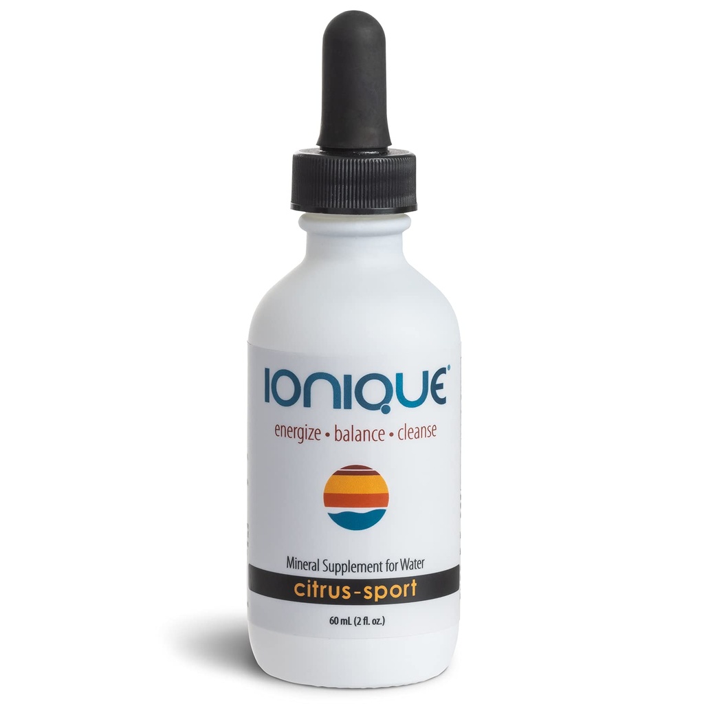 NEU Ionique Mineral Supplement für Wasser - Magnesium, Trace Mineral & Elektrolyt Hydration System, Unterstützung für Migraine, Verstopfung, Gehirn Fog, Muskelkramps, Schlaf, Eine 2 oz Flasche Flüssigkeitstropfen