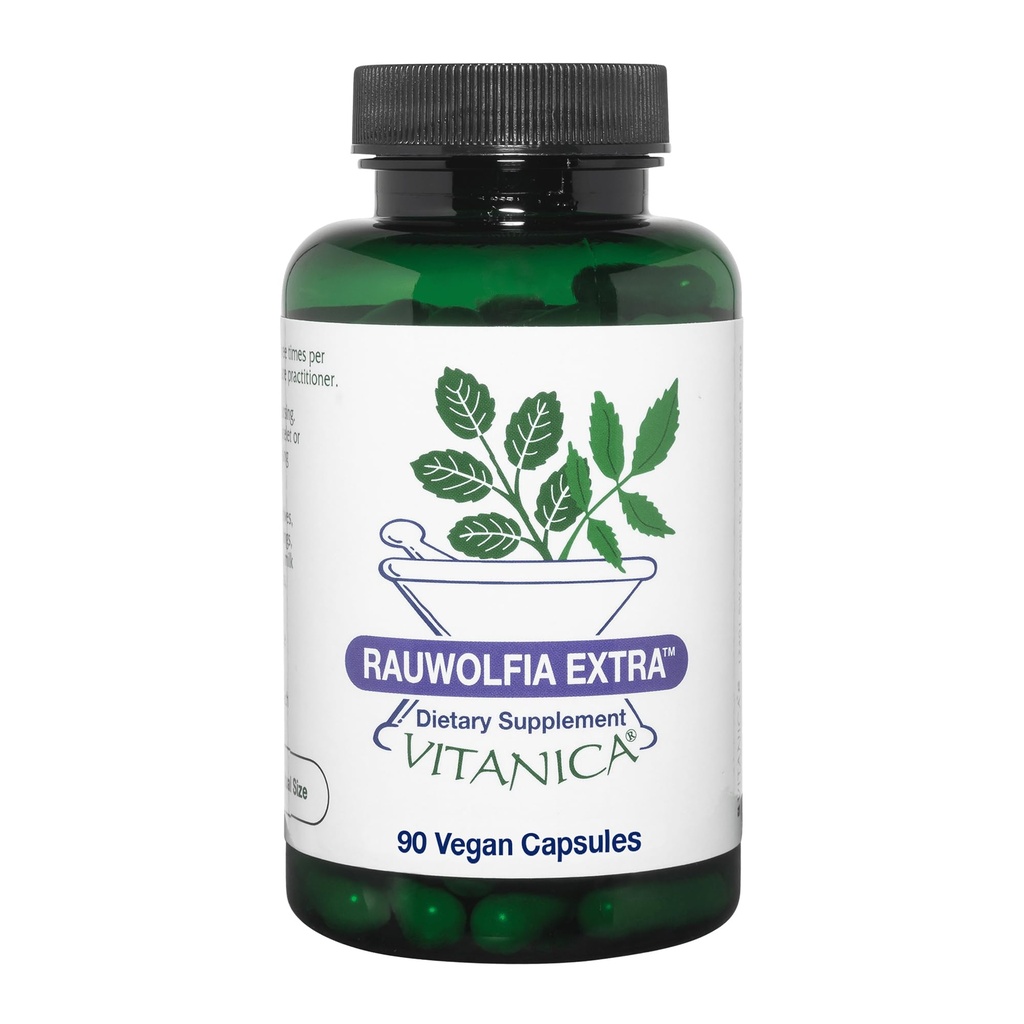 Vitanica Rauwolfia Extra, Cardiovascular Support Supplement, Vegan, 90 Kapseln