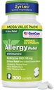 GenCare - Cétirizine HCL 10 mg (300 Caplets) - Pilules antiallergiques de 24 heures - Médicaments antiallergiques génériques non somnolents OTC - Antihistaminique pour Éternuer, Runny Nez & Itchy Yeux - Zyrtc Générique