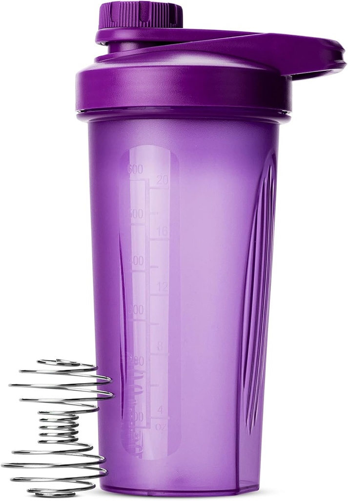 Mr. Pen- Shaker Bottles für Proteinmischungen mit Twist Cap, 28 Unzen, Purple Protein Shaker Bottle mit Wire Whisk Ball, Mixer Bottle