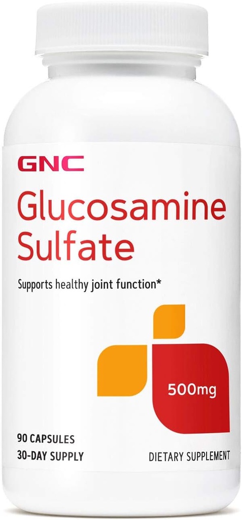 GNC Glucosamine Sulfate 500 mg - 90 Capsules, 90 Servings