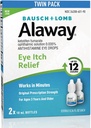 Alway Antihistamine, gouttes de soulagement des démangeaisons oculaires, Twin Pack, 0,34 fl oz Chaque