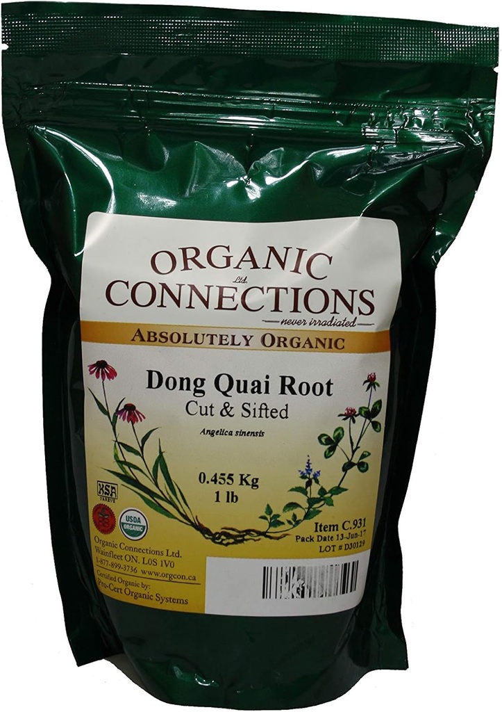 Dong Quai Root, Cut und Sifted, Organic (1 lb)
