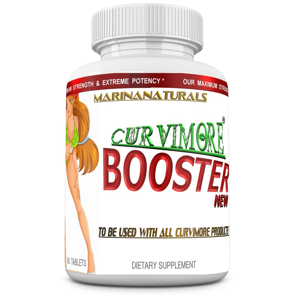 CURVIMORE BOOSTER À utiliser avec tous les produits CURVIMORE pour un maximum de résultats. Élargissement du sein, amélioration des seins, plumage des lèvres, renforcement de la peau – Profitez de seins plus grands, plus pleins, plus fermes, seins et lèvres