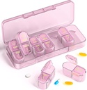 Pill Organizer, Am & Pm Pill Organizer 7 Tage, Wöchentliche Pille Fall 2 Mal pro Tag, Pille Box 7 Tag, Medizin Organizer für Reisen, Vitamine, Fischöle, Nahrungsergänzungen