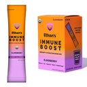 Ethan's Organic Drink Mix, Elderberry Flavor, Immunität Unterstützung und Hydration Pulver-Packets, Hergestellt mit echten Früchten, Vitamin C, Vitamin D, Zink, Kein hinzugefügt Zucker (6 Pack)