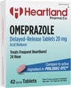 Omeprazole 20mg de médicament de soulagement des brûlures d'estomac de type Relayed Release Acid Reducer Tablet