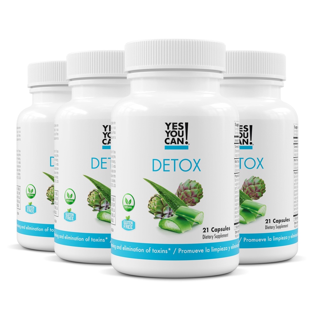 Ja, das kannst du! Natürliche Detox Pillen - Diuretic Cleanse mit Elektrolyten & Vitamine - Hilft mit Wasserretention - Glutenfrei, 21 Kapseln (4 Packung)