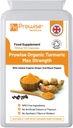Bio Kurkuma Curcumin 720mg - 120 Kapseln | Organische Kurkuma und schwarze Pfeffer Kapseln hohe Stärke | Vegan & Vegetarische Kurkuma Ergänzungen