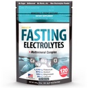 Fasten Elektrolyt Ergänzung Pulver | Kein Zucker Unflavored Raw Elektrolyte | 50% RDI Magnesium und Kalium mit Trace Minerals | Carnivore & Keto Friendly | Zucker freie Fasten Salze
