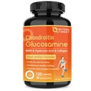 NATURE TARGET Glucosamine Chondroitin Joint Support Supplement - Plus MSM, Collagen, Turmeric, Shellfish Free, Unterstützt Gelenk, Knie, Knorpel, für Männer & Frauen, 120 Caps