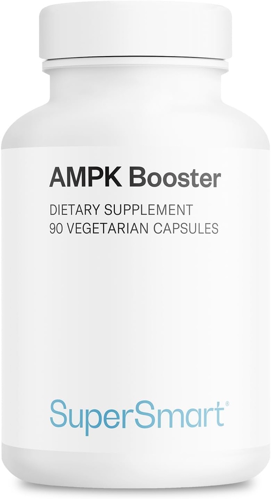 Supersmart - AMPK Booster - AMPK Metabolic Activator - with Berberine | Non-GMO & Gluten Free - 90 Vegetarian Capsules