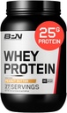 BARE PERFORMANCE NUTRITION, BPN Whey Protein + Casein Protein Powder Blend, Peanut Butter, 25g Protein pro Servieren unterstützt Lean Muscle Recovery, 27 Servings, Third Party Tested
