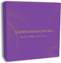 Cannabaquin Max Relax Pill - Supplement Complex 100% Botanical Formula for Relaxation, Memory, Clarity, Stress Support, Made in The USA with Natural Products from Our Own Fields