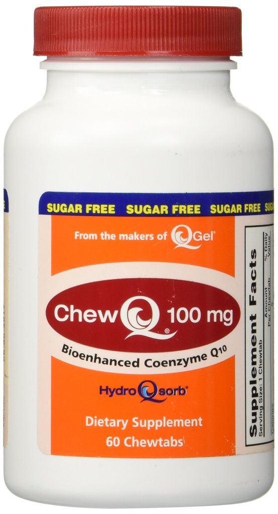 100mg ChewQ Chewable CoQ10 (60 Count) * Verwendet fortschrittliche Technologie, um 800% mehr Absorption als Standard CoQ10 * Reinste CoQ10 Ergänzung auf dem Markt * Vegetarisch Freundlich * Glutenfrei