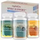 Soutien à l'épicéa Trio.Liposomale Nattokinase 8000 FU 500mg, Bromelain 1150 mg & Curcumine fermentée 1800 mg.