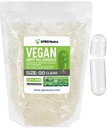 XPRS Nutra Größe 00 Leere Kapseln - 1000 klare Zählung leere vegane Kapseln - Vegetarische leere Pillen - DIY Gemüse Kapsel Füllung- Veggie Pillen Caps