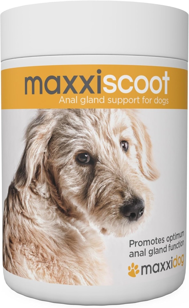 maxxipaws maxxiscoot Anal Gland & Verdauungshilfe für Hunde - Pulverergänzung, 5oz