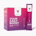 VERTICAL Nitric Oxide Powder Sticks - Ergänzung für Enhanced Energy, Focus, and Daily Wellness - L-Arginin, CoQ10, Alpha Lipoic Acid, 30 Single Serving Sticks