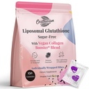 Liposomal Glutathione Gummie 1000MG - Zuckerfrei reduziert L-Glutathion mit Vitamin C & Vegan Collagen - Antioxidant & Skin Wellness - 150 Count