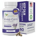Nectar Anxiety and Stress Relief Supplements – Gardez des capsules calmes avec Ashwagandha, GABA, Magnésium et 5-HTP – Nervosité et irritabilité L'humeur soutient la relaxation Lemon Baume 60 Capsules remplies