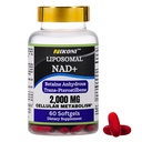 Nikoni Liposomal NAD+ 2000 mg mit TMG und Pterostilbene, Unterstützt gesunde Aging-60 Softgels