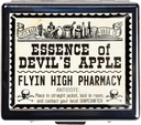 7 Jours Chromed Silver Pill Organizer with Mirror Inside Has 8 compartiments séparés Rectangle 7 Jours Pill Box Pill Case (Essence of Devil's Apple)