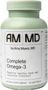Amy Myers MD Complete Omega-3 Softgels - Fish Oil Supplement for Cardiovascular & Immune System Support - Non-GMO, Non-Dairy & Non-Soy - 60 Softgels (60 Servietten)