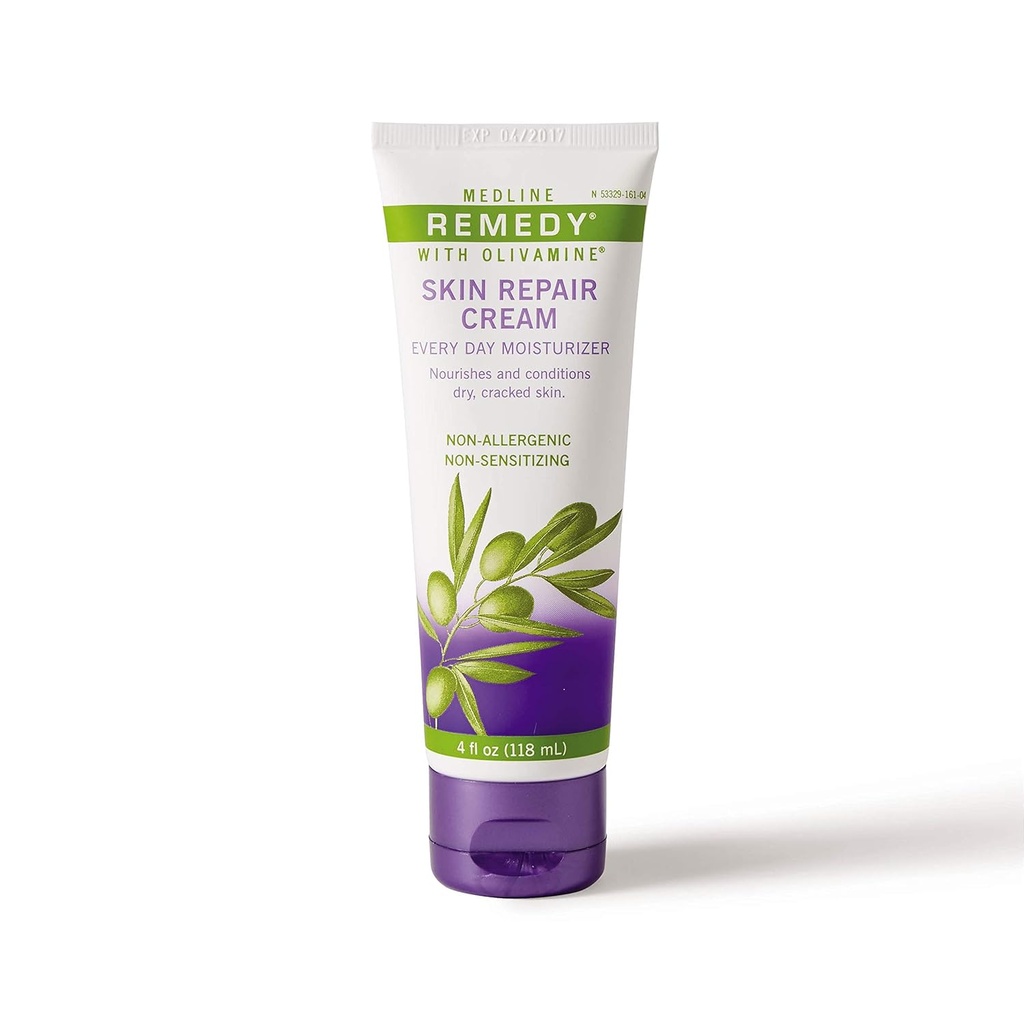 Medline Medline Remedy crème de réparation de peau chaque jour hydratant avec l'olivamine, 4 Oz