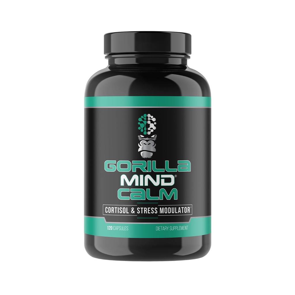 Gorilla Mind Calm (120 capsules) - Potent Relaxation et réduction du stress