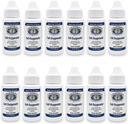 Oxygène cellulaire 1 Fl Oz bouteille (paquet de 12), concentré d'aliments cellulaires gouttes d'eau d'oxygène liquide, supplément alimentaire nutritionnel, système immunitaire Suport, acides aminés et minéraux traces