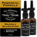 Doc Anderson's Botanical Nasal Spray – Natural Congestion Relief mit Aloe & Thyme für klarere Atmung, Bekämpfung von Unruhen und Moisturizes, Made in USA (2 Pack)