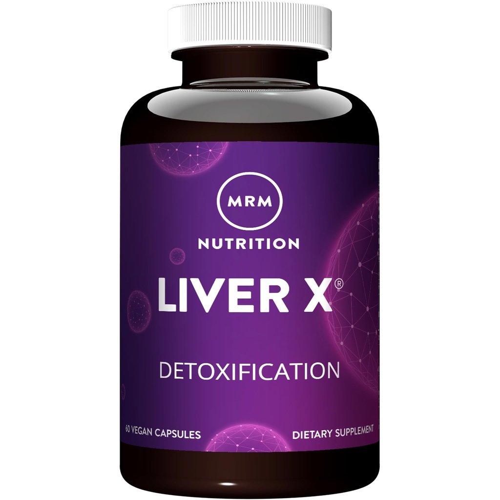 MRM Nutrition Liver X®| Detoxification | Daily Liver Support | Antioxidantien | BIOSORBâ„¢ Milk Thistle Complex mit 5X Absorption | 30 Portionen