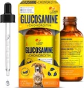 Glucosamin für Katzen | Dog Joint Liquid Supplement | Cat Joint Supplement | Glucosamin für Hunde Flüssigkeit | Kräuter Geschmack | 2 Oz