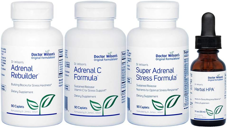 M. Wilson's Adrenal Fatigue Protocol Kit complet pour le soutien adrénal HPA Small